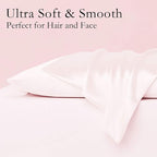 JOGJUE Silk Pillowcase for Hair and Skin 2 Pack 100% Mulberry Silk Bed - Image 3