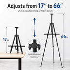 RRFTOK 17-66 Inch Adjustable Art Easel Stand - Image 7