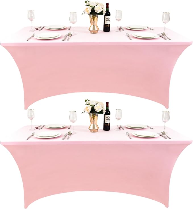 2-Pack 8ft Spandex Table Covers by Unknown