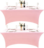 2-Pack 8ft Spandex Table Covers by Unknown