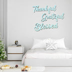 3 Pcs Thankful Grateful Blessed Wall Signs Thankful Grateful Blessed Signs - Image 5