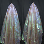 Coffee Brown Iridescent Organza Fabric - Image 5