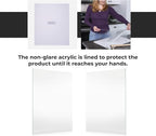 11x14 Non-Glare Acrylic Sheet Frame Replacement, UV Resistant Picture Cover | - Image 7