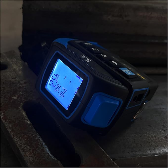 4-in-1 Laser Tape Measure with Laser Level Crosshairs |130ft/40m Laser - Image 4