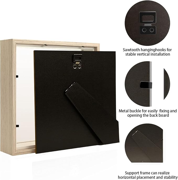 8x8 Shadow Box Frame Display Case - Image 3