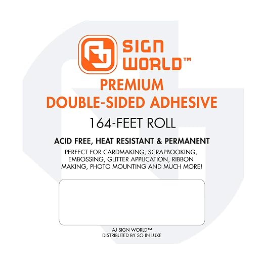 Best 1 1/2" Ultra-Thin Permanent Double-Sided Tape - Image 4