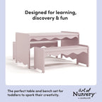 Storkcraft Casablanca Montessori Indoor Kids Table & Bench Set – GREENGUARD - Image 4