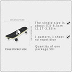 Cool Skateboard Stickers, Vinyl Waterproof Sticker Packs Bulk - Image 8
