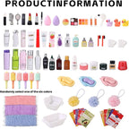 DIYDEC 75Pcs Dollhouse Mini Jewelry Storage Case Miniature Bathroom Accessories - Image 3