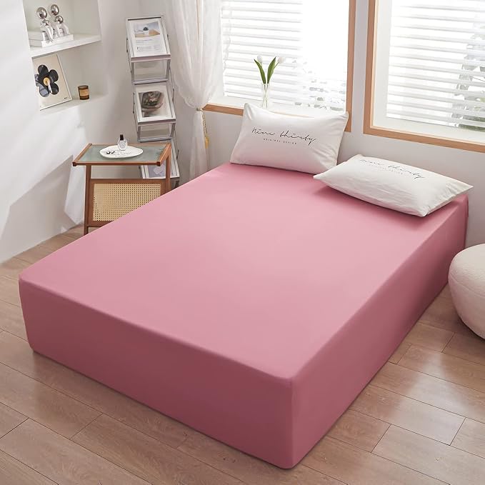 Bedding Queen Size Fitted Sheet Only- Bottom Matress Fitted Sheet-Fits 15inches - Image 9