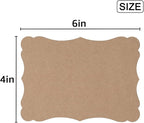 50 Pack Blank Kraft Greeting Cards, Kraft Color, 4x6IN | Thick Cardstock Paper - Image 2