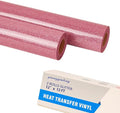 guangyintong Glitter Pink Heat Transfer Vinyl HTV Rolls, 2 Rolls 12" x 12ft by guangyintong