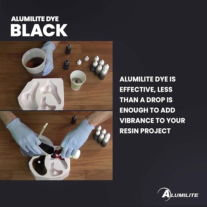 Alumilite Liquid Dye Black 1 Oz, Highly Concentrated Dye - Image 4