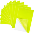 10PCS Bright Yellow Self Adhesive Felt Fabric Sheets Sticky Felt Sheets by Bringsparkletoeverydaylife