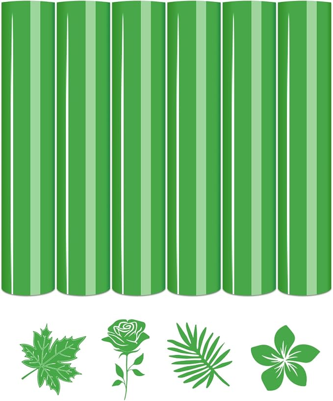 Tintnut Medium Green Heat Transfer Vinyl, easy cut & weed, stretch washable by Tintnut