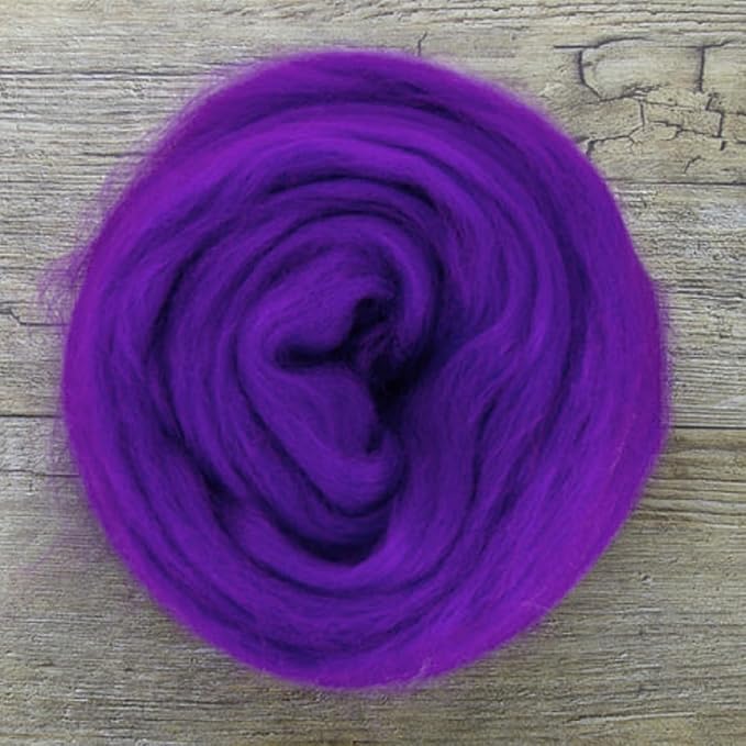 Revolution Fibers Dyed Corriedale Wool | 8 Ounces of Premium Combed Wool Top | - Image 3