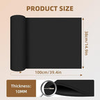 39"x15" EVA Foam Roll, 86 kg/m3 High Density 10MM Thick Foam Sheets, Flexible & - Image 2