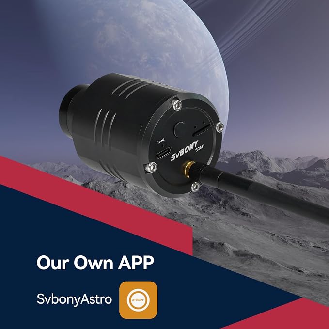 SVBONY SC311 WiFi Telescope Camera Eyepiece, IMX662 - Image 8