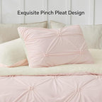 BEDELITE Pintuck Fluffy King Size Comforter Set - Image 4
