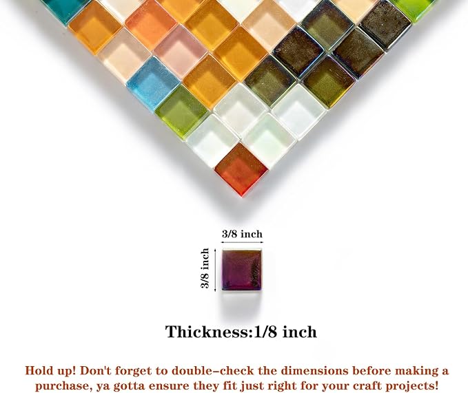 Lanyani Iridescent Crystal Mosaic Glass Bulk - Image 5