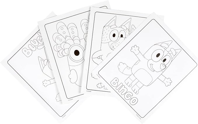 Crayola Bluey Color Wonder Coloring Set, 18 Mess Free Toddler Coloring Pages & - Image 6