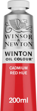 Winsor & Newton Winton Oil Color, 200ml Tube, Cadmium Red Hue by WinsorNewton