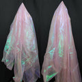 Light Pink Iridescent Organza Fabric by Unknown