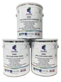 Coloredepoxies 10002 Clear Epoxy Resin Coating 100% Solids, High Gloss For Garage Floors, Basements, Concrete and Plywood. 3 Gallon Kit
