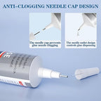 FITTDYHE B7000 Glue Clear with Precision Tip，50Ml B7000 Glue Clear - Image 3