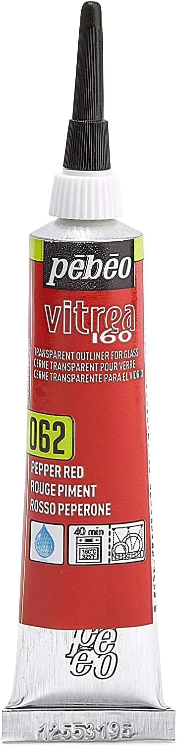 Pebeo Vitrea 160, Glass Paint Outliner, 20 ml Tube by Unknown