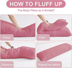 DOWNCOOL Large Body Pillow Insert- Breathable Full Body Pillow - Image 4