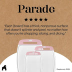 GORILLA GRIP BPA-Free Reversible Kitchen Cutting Board Set of 3, US Designed - Image 9