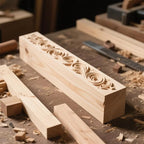 JAPCHET 12 Pieces 6 x 2 x 2 Inch Basswood Carving Blocks, Natural Unfinished - Image 7