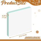 Frienda 48 Pcs 2" x 2" Rubber Carving Blocks Linoleum Blocks - Image 2