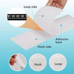 4.4''×16.5 Feet White Heavy Duty Hook and Loop Tape Adhesive, Keep Couch - Image 5