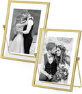 AceList Gold Picture Frames, art or pressed flowers on a desk, shelf or by AceList