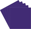 5 Purple Oracal 651 Vinyl Sheets, 12”x12” Purple Permanent Adhesive Backed by Orafol
