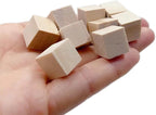 Wood Blocks for Crafting, Unfinished Wood Cubes, 1/2 Inch Natural Wooden Blocks - Image 2