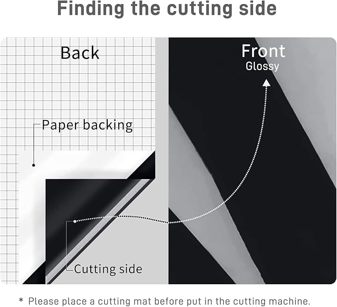 Glossy Black Permanent Vinyl for Cricut - Image 3