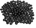 0.5 LB Black Glass Beads for Vases, Glass Pebbles by Unknown