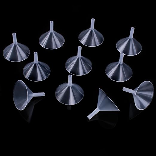 Super Z Outlet Small Clear Plastic Mini Funnels - Image 2