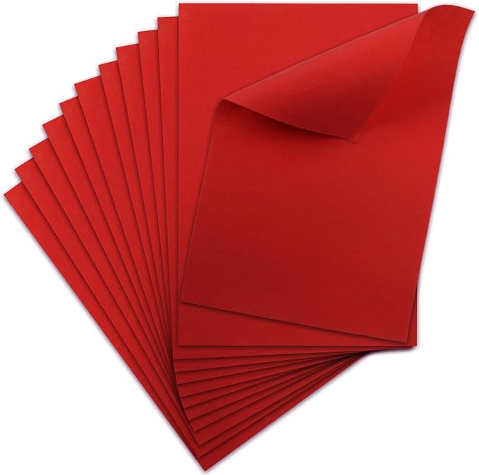 12 Pcs Felt Sheets, 7x11 Inch Stiff Felt by HARSKIYER