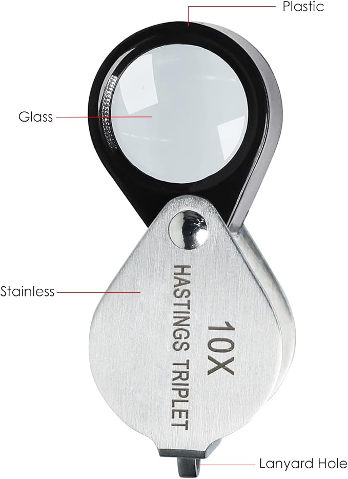 Hastings Triplet Loupe 10X Jeweler's Loupe - Image 7