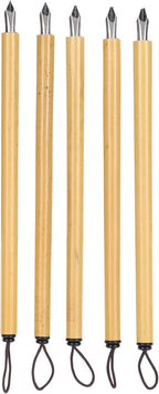 Yosoo Health Gear 5PCS Bamboo Pens, Comic & Arabic Calligraphy Dip Pens - Image 5