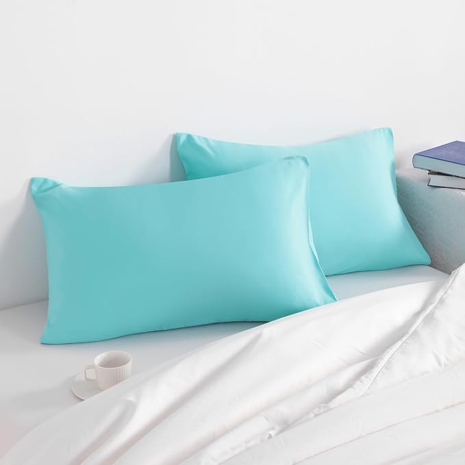 NTBAY Standard Pillow Cases Set of 2, 2 Pack Brushed Microfiber 20x26 Pillow - Image 2