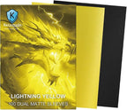 Lightning Yellow Dual Matte Card Sleeves, Katomula Card Sleeves - Image 2