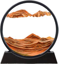 SOFLIY 3D Dynamic Sand Art Liquid Motion, Moving Sand Art Picture Round Glass by Unknown