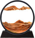 SOFLIY 3D Dynamic Sand Art Liquid Motion, Moving Sand Art Picture Round Glass by Unknown