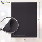 Black EVA Foam Sheets, 9 x 12 Inch, 2mm Thick Handicraft Foam Paper - Image 2