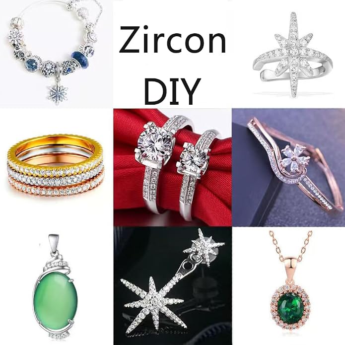 0.9-8mm 10-1000pcs CZ Zircon 5A Round Machine Cut White Cubic Zirconia Loose CZ - Image 2